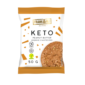 Frank & Oli Keto miękkie ciasteczko peanut butter 50g